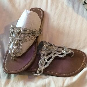 Sparkling Madeline Stuart Flip Flop!